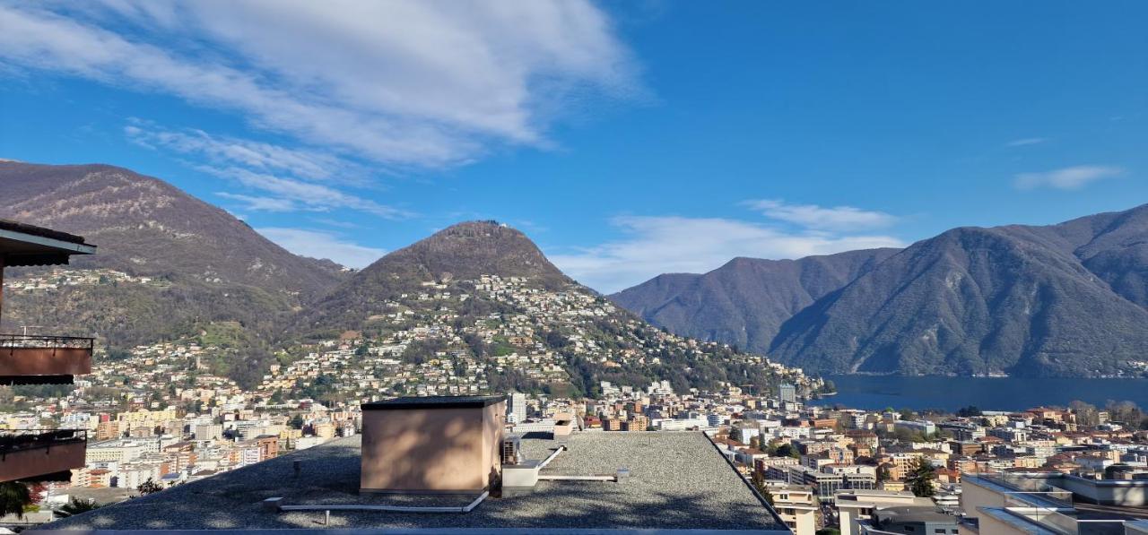 Lugano Lakeview Apartment Private Parking & Self Check-In Экстерьер фото