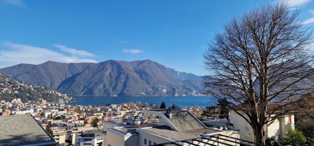 Lugano Lakeview Apartment Private Parking & Self Check-In Экстерьер фото
